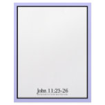 Read the Bible John 11:25-26 Letterhead Template