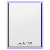 Read the Bible John 14:12-20 Personalized Letterhead