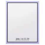 Read the Bible John 14:12-20 Personalized Letterhead