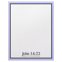 Read the Bible John 14:23 Customized Letterhead