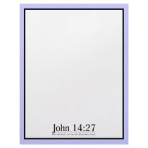 Read the Bible John 14:27 Letterhead Template