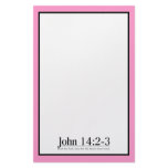 Read the Bible John 14:2-3 Stationery Paper