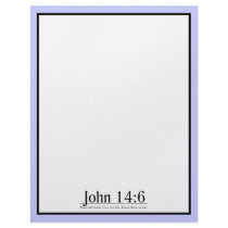 Read the Bible John 14:6 Custom Letterhead