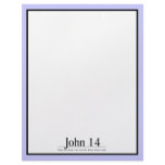 Read the Bible John 14 Custom Letterhead