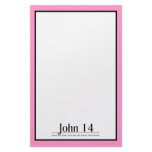 Read the Bible John 14 Custom Stationery