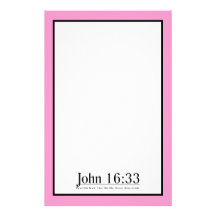 Read the Bible John 16:33 Stationery