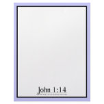 Read the Bible John 1:14 Custom Letterhead