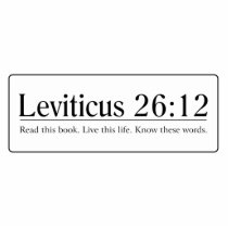 Read the Bible Leviticus 26:12 Photo Cutout