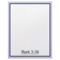 Read the Bible Mark 5:36 Letterhead Design