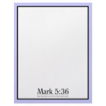 Read the Bible Mark 5:36 Letterhead Design