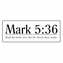 Read the Bible Mark 5:36 Cut Outs
