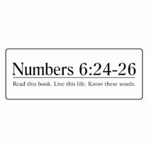 Read the Bible Numbers 6:24-26 Cut Out