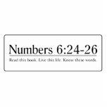 Read the Bible Numbers 6:24-26 Cut Out