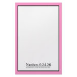 Read the Bible Numbers 6:24-26 Personalized Stationery