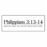 Read the Bible Philippians 3:13-14 Acrylic Cut Outs