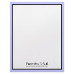 Read the Bible Proverbs 3:5-6 Letterhead Design