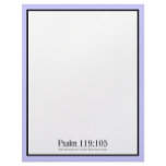 Read the Bible Psalm 119:105 letterhead
