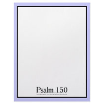 Read the Bible Psalm 150 Letterhead Design