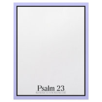 Read the Bible Psalm 23 Letterhead