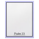 Read the Bible Psalm 23 Letterhead