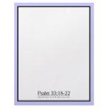 Read the Bible Psalm 33:18-22 Personalized Letterhead