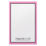 Read the Bible Psalm 84:11-12 stationery
