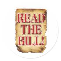 Read The Bill stickers