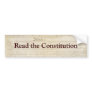 Read the Constitution Bumper Stickers