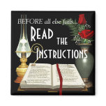 Read the Instructions Bible Magnets