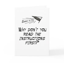 Read the instructions cards