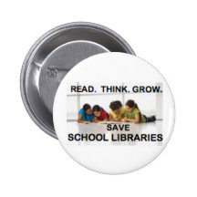 Read Think Grow - Fund School Libraries (reading) Buttons