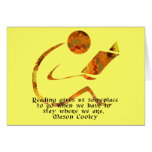 Reader Golden Quote Blank Card