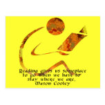 Reader Golden Quote Postcard