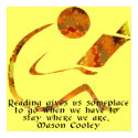 Reader Golden Quote Print by Jaenne Reader Golden Quote Print