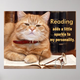 Reading Adds Sparkle Literacy Poster