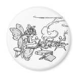 Reading and back to school Faerie Magnet