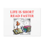 reading book lover postcards