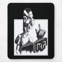 Reading from the Book mousepads