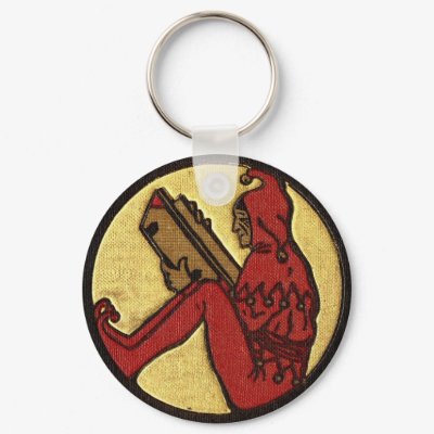 reading gnome key chains by coppernickle
