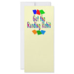 Reading Habit Custom Rack Cards