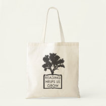 Reading Helps Us Grow Book Bag bags