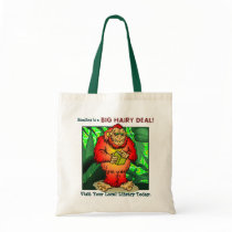 Reading is a Big Hairy Deal! Tote Bag