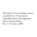 Reading is evil. posters