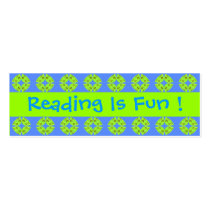 Reading Is Fun Bookmarks profile cards by DonnaGraysonAbstract Reading Is Fun Bookmarks profile cards