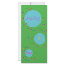 Reading is Fun Bookmarks Rack Card Template