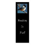 READING IS FUN: CHICKADEE: BOOKMARK BUSINESS CARD TEMPLATES