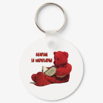 READING IS KNOWLEDGE keychains