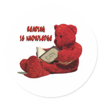 READING IS KNOWLEDGE stickers