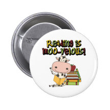 Reading is Moo-velous Pin