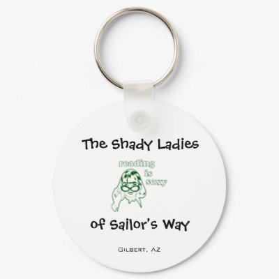 Reading is Sexy and Shady Key Chain by smear80